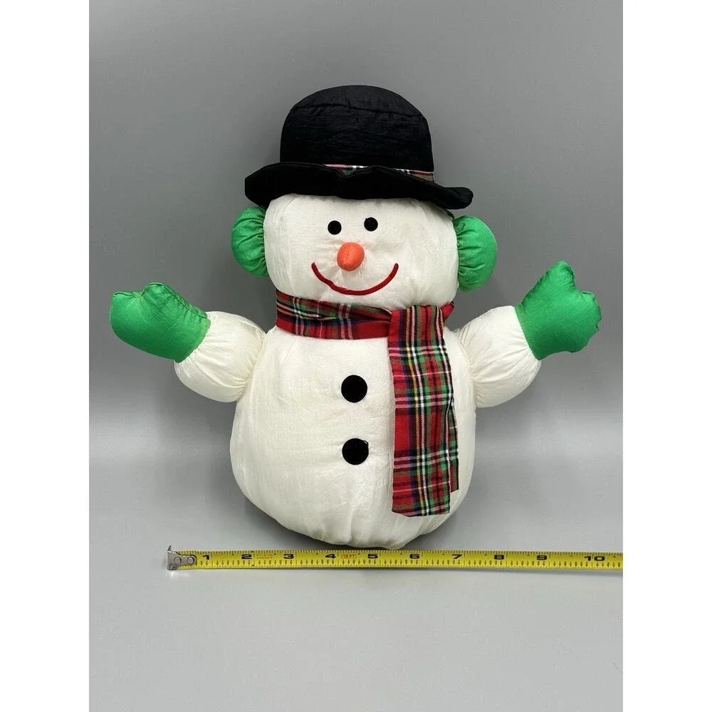 Vintage Gibson Greetings Nylon Parachute Snowman 11